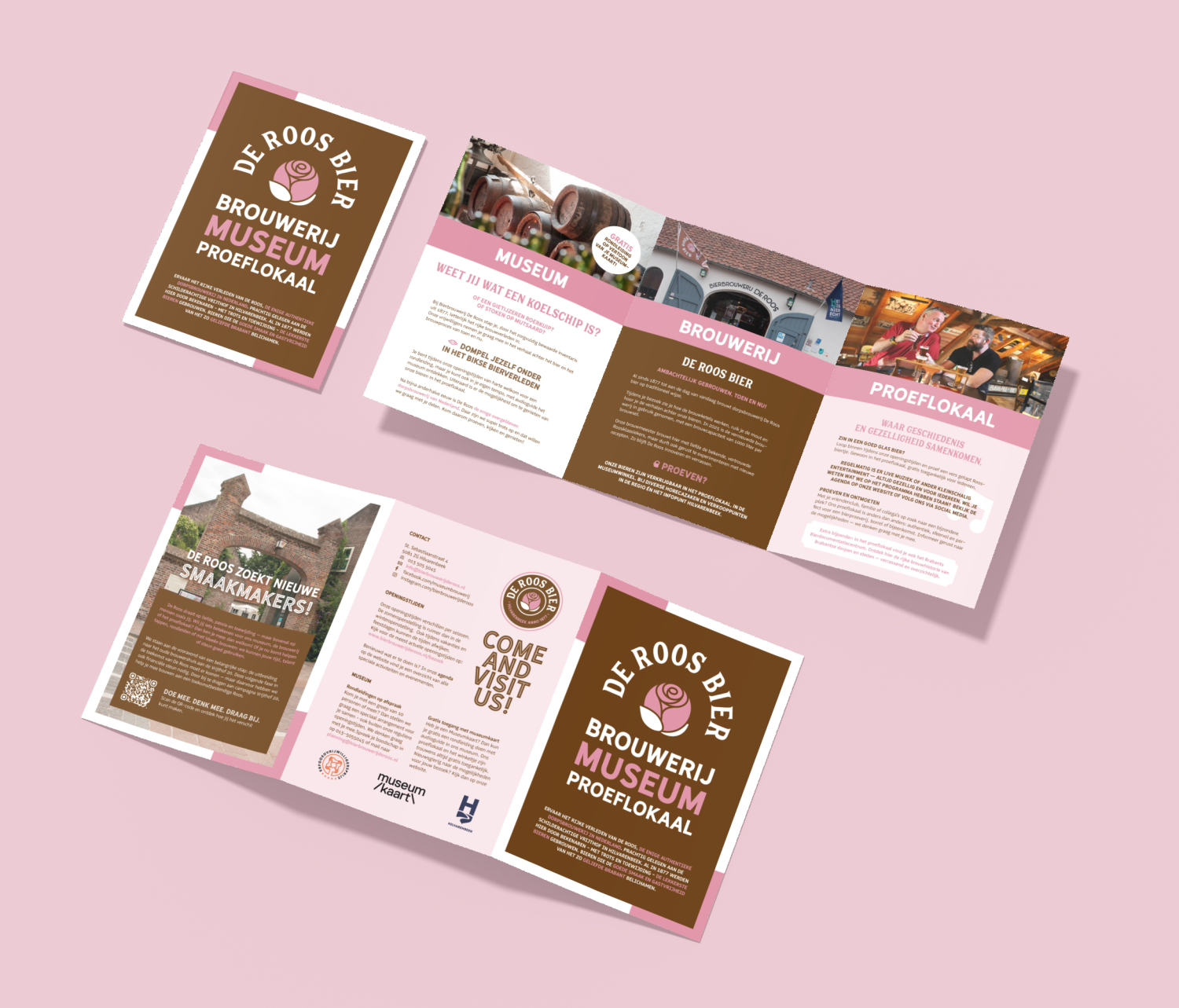 Brochure brouwerij de roos