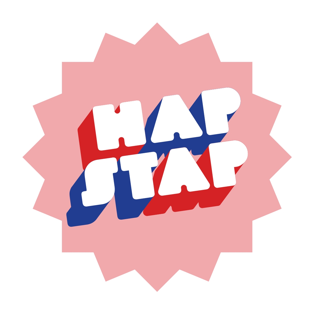 Hapstap festival tilburg huisstijl logo design branding