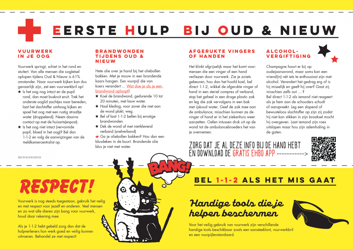 Vuurwerkcampagne drukwerk gemeente tilburg